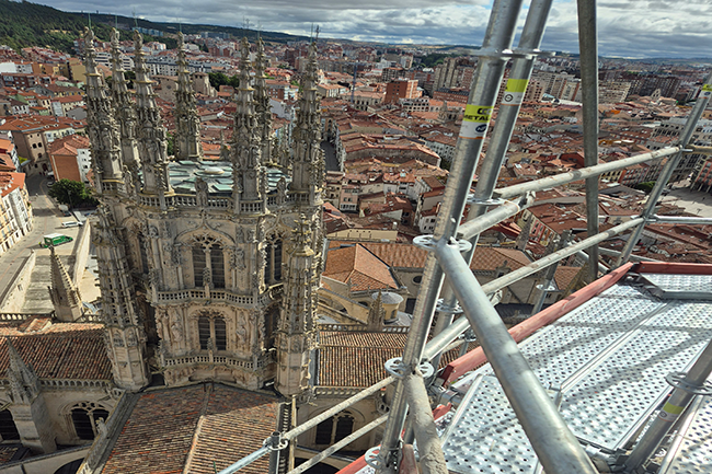 Andamio Catedral de Burgos